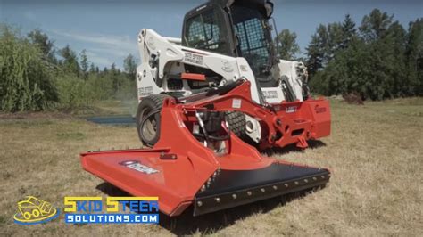 skid steer swing boom mower|boom mounted mowers skid steer.